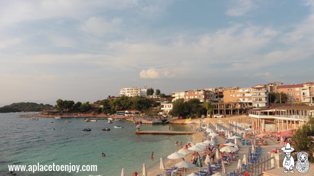 Beaches and sea of Ksamil in Albania