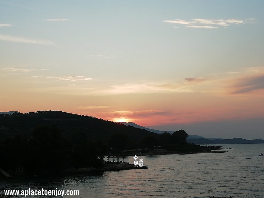 Sunset above Greece