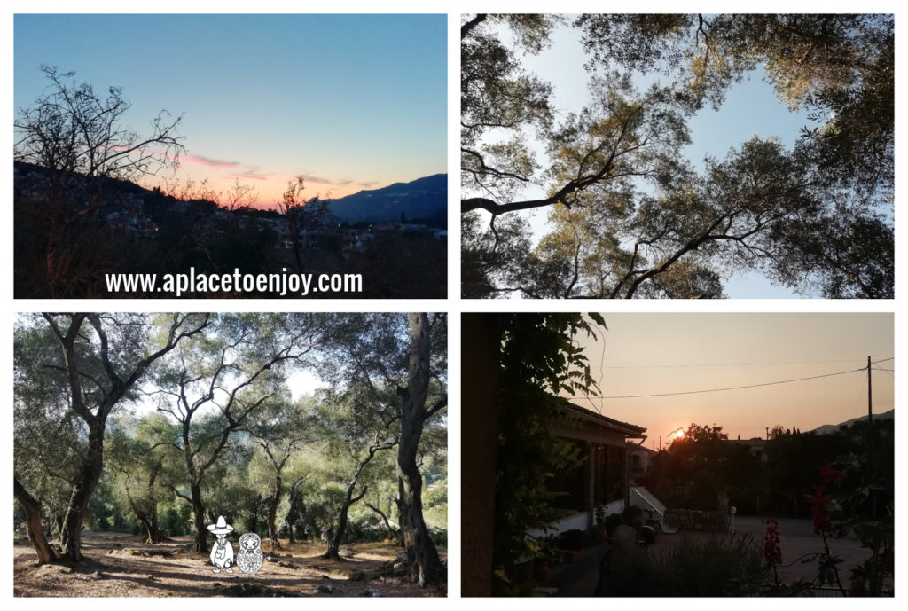 Views of Liapades in Corfu, Greece