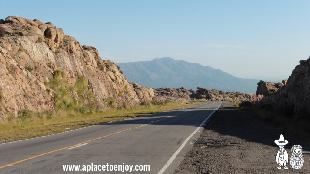 Road in Altas Cumbres, Cordoba, Argentina