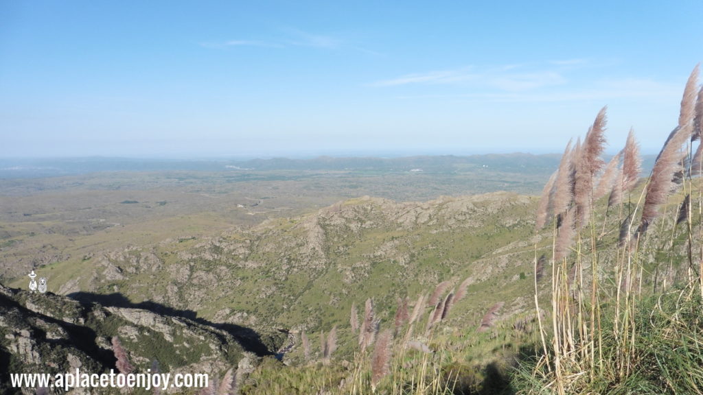 View from the mountains Altas Cumbres, Cordoba, Argentina